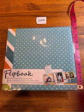 Paper House Polka Dot Flipbook Photo Album - Baby Boy Themed (026)